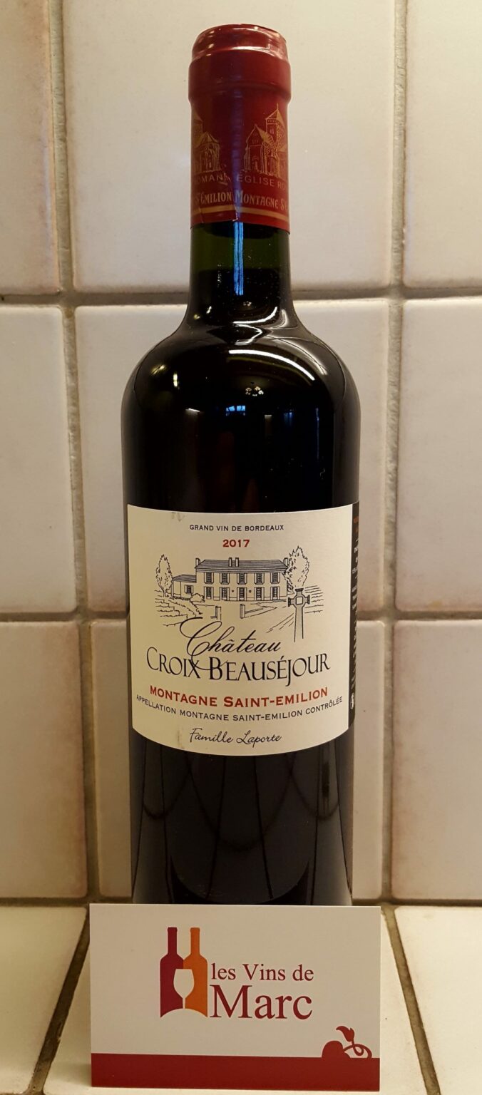 Château Croix Beauséjour 2021 AOC Montagne SaintEmilion Les Vins